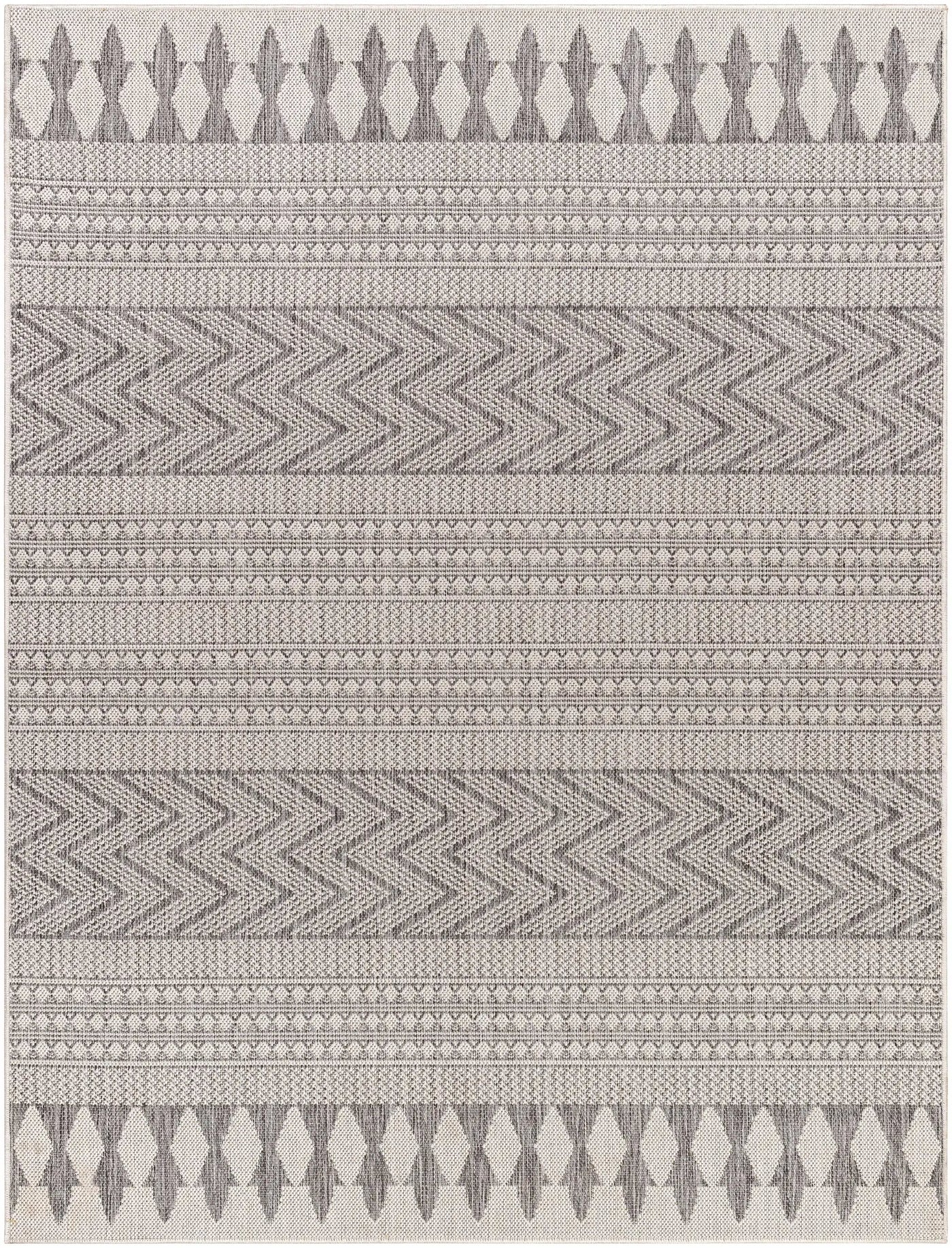 Asif Gray Outdoor Area Rug - Clearance by Boutique Rugs