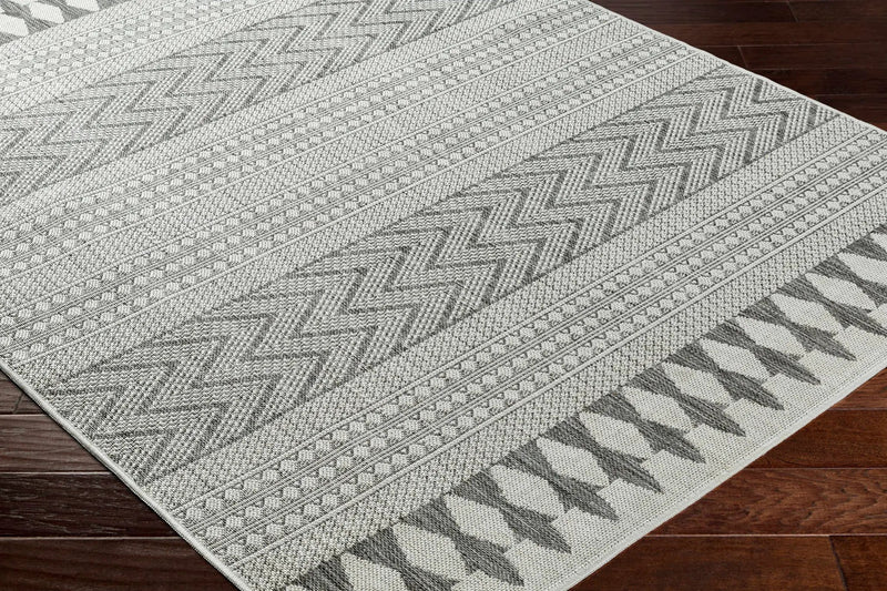 Asif Gray Outdoor Area Rug - Clearance by Boutique Rugs