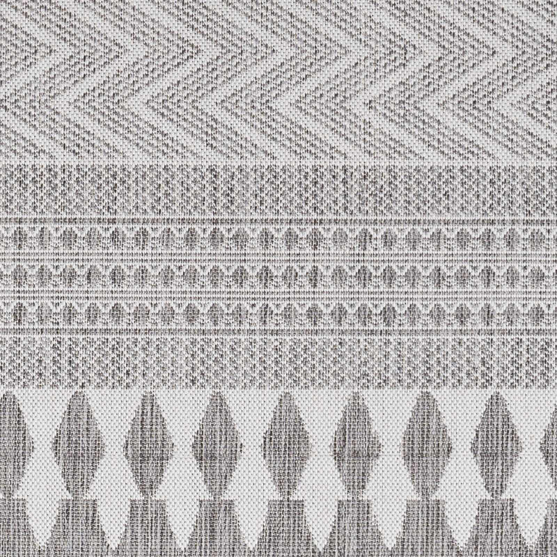 Asif Charcoal Outdoor Area Rug - Clearance by Boutique Rugs