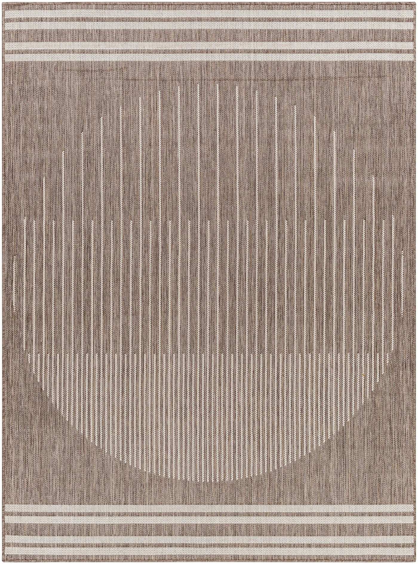 Aviya Brown Outdoor Area Rug - Clearance by Boutique Rugs