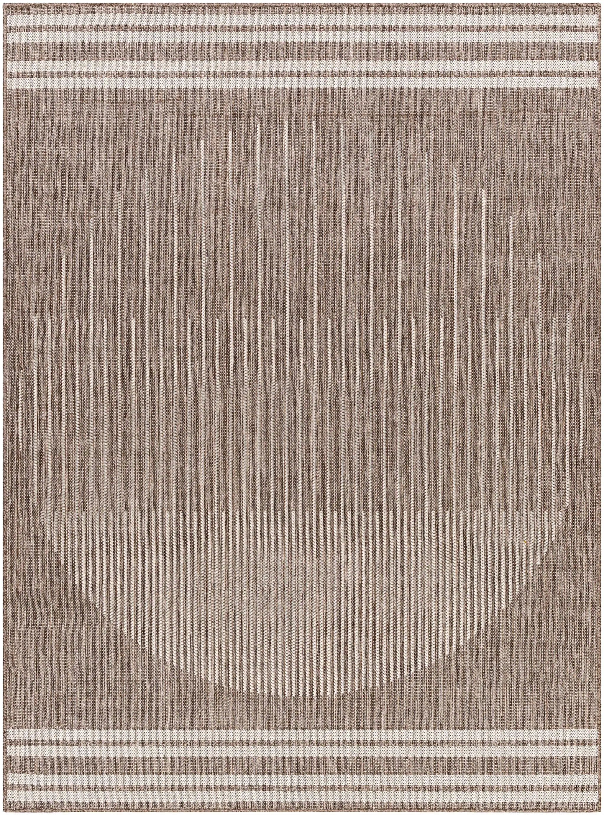 Aviya Brown Outdoor Area Rug - Clearance by Boutique Rugs