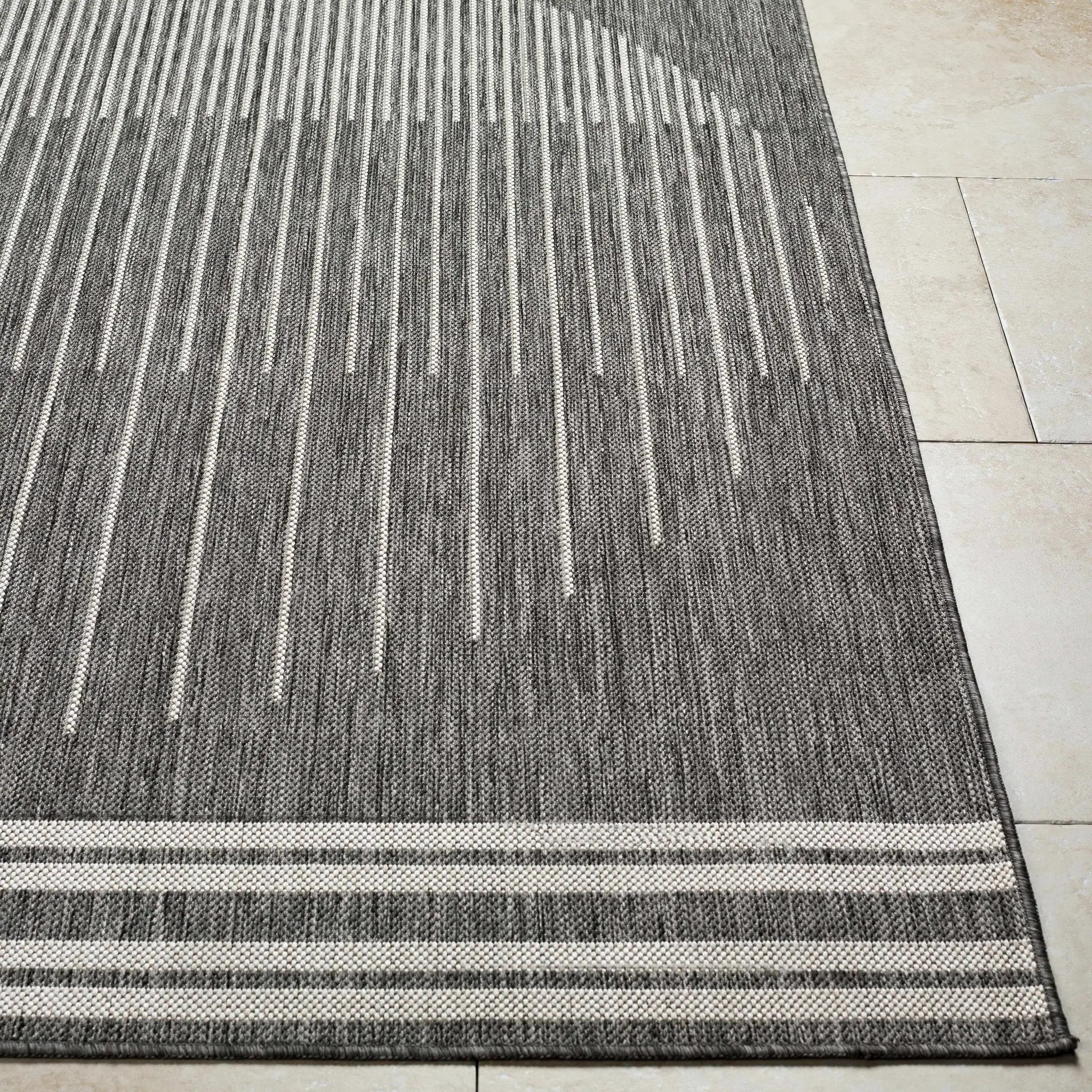 Aviya Gray Outdoor Area Rug - Clearance by Boutique Rugs