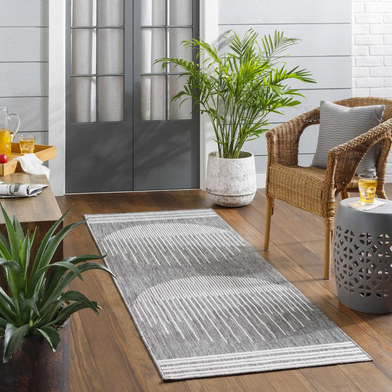 Aviya Gray Outdoor Area Rug - Clearance by Boutique Rugs