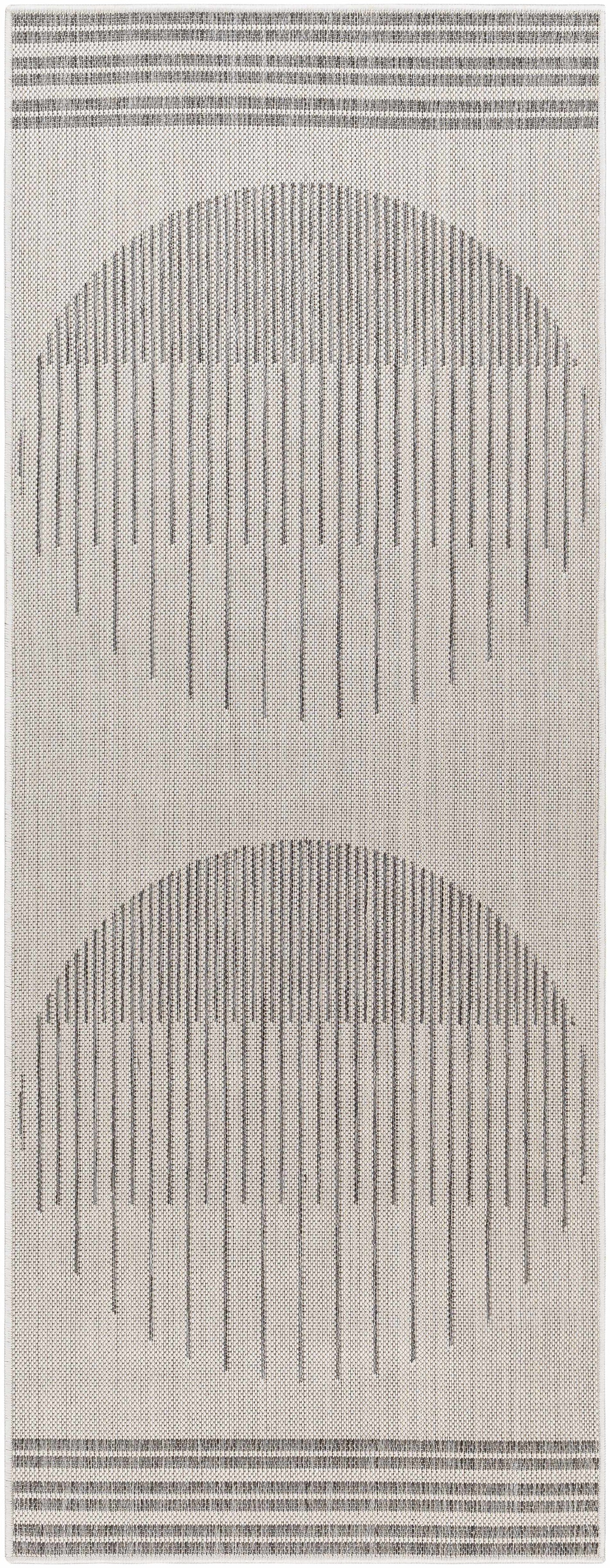 Aviya Light Gray Outdoor Area Rug - Clearance by Boutique Rugs