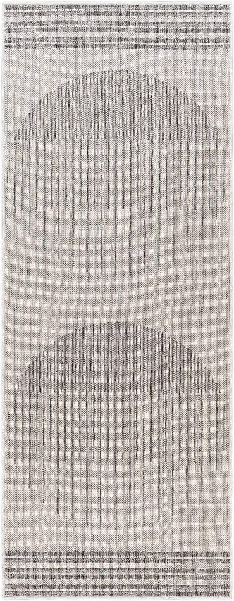 Aviya Light Gray Outdoor Area Rug - Clearance by Boutique Rugs