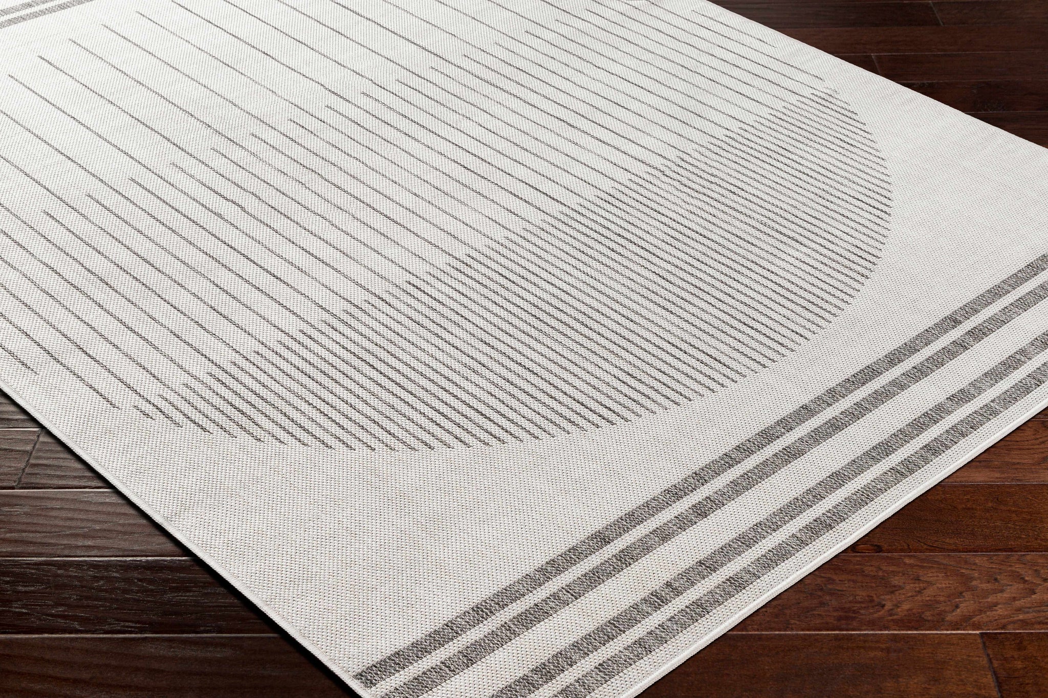 Aviya Light Gray Outdoor Area Rug - Clearance by Boutique Rugs