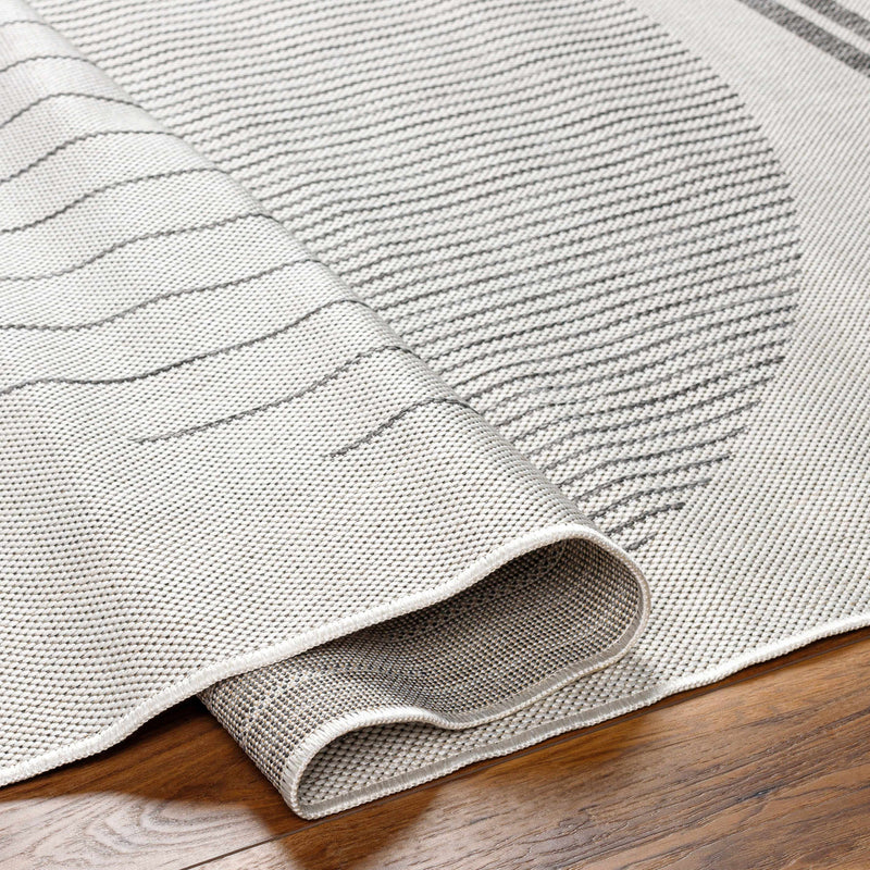 Aviya Light Gray Outdoor Area Rug - Clearance by Boutique Rugs