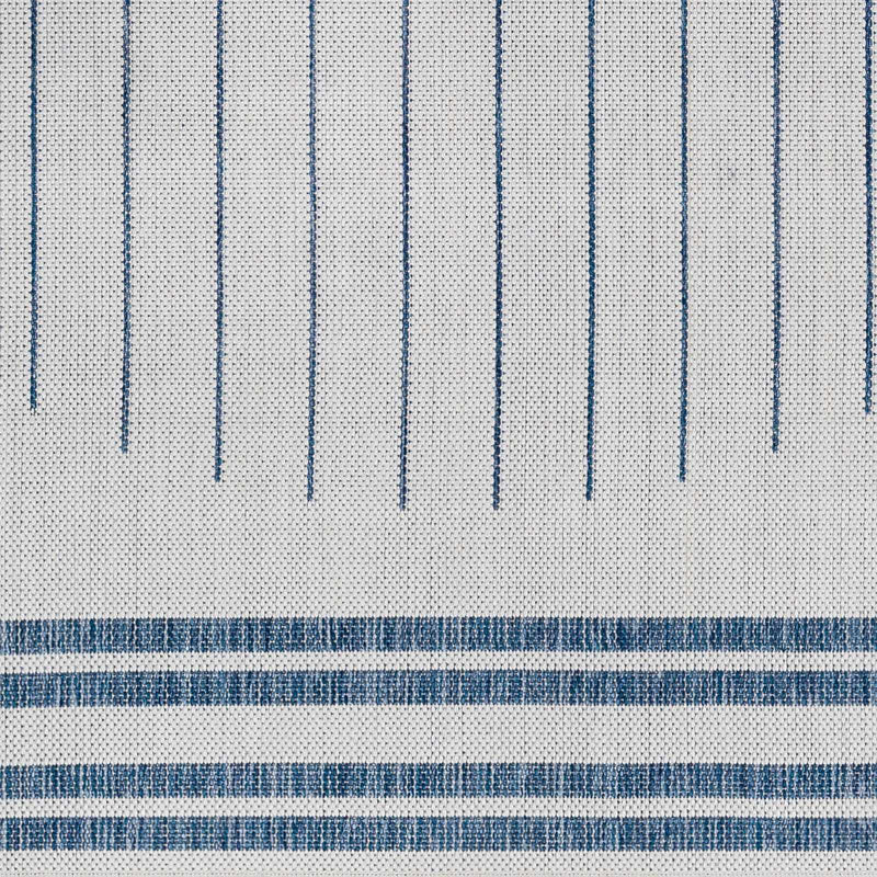 Aviya Blue & Gray Outdoor Area Rug - Clearance by Boutique Rugs