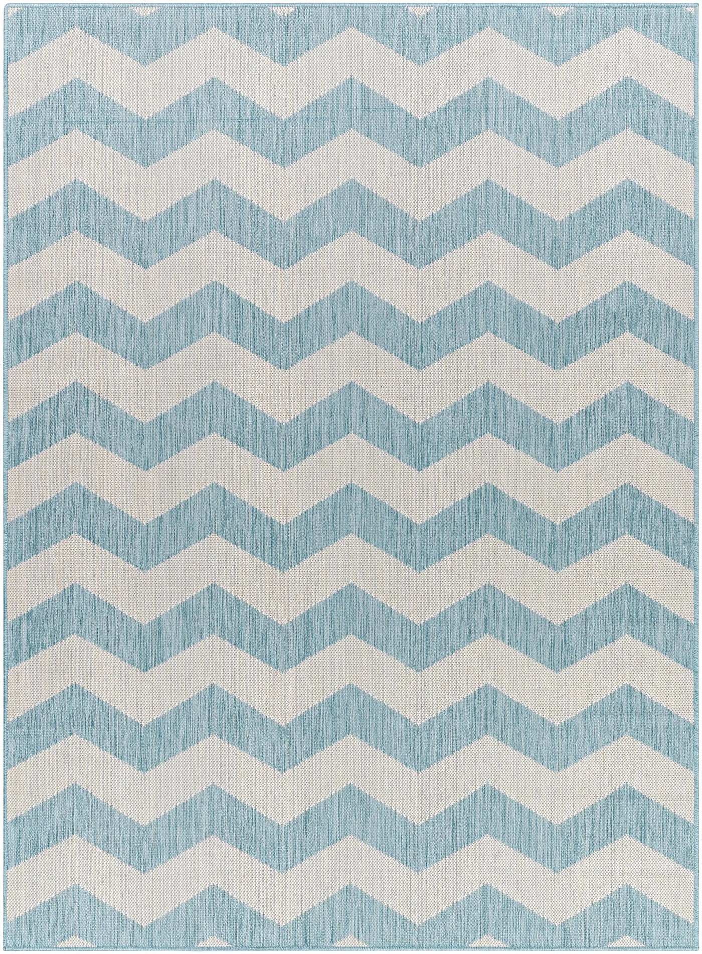Cheri Thatch Light Blue Outdoor Carpet Area Rug - Clearance by Boutique Rugs