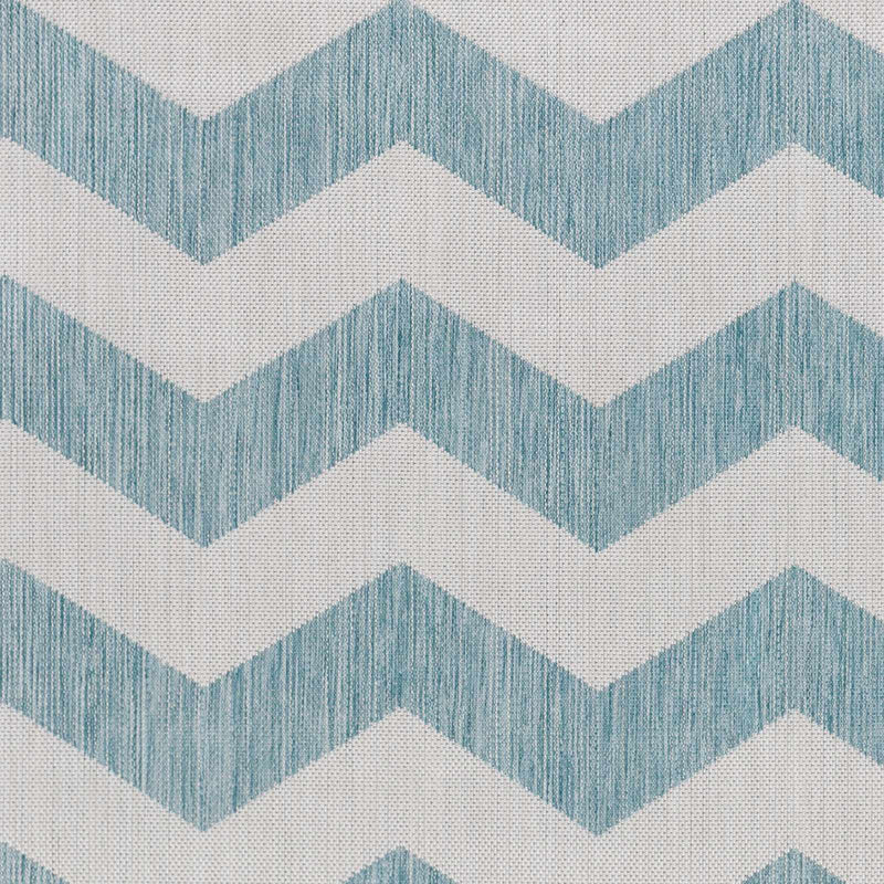 Cheri Thatch Light Blue Outdoor Carpet Area Rug - Clearance by Boutique Rugs