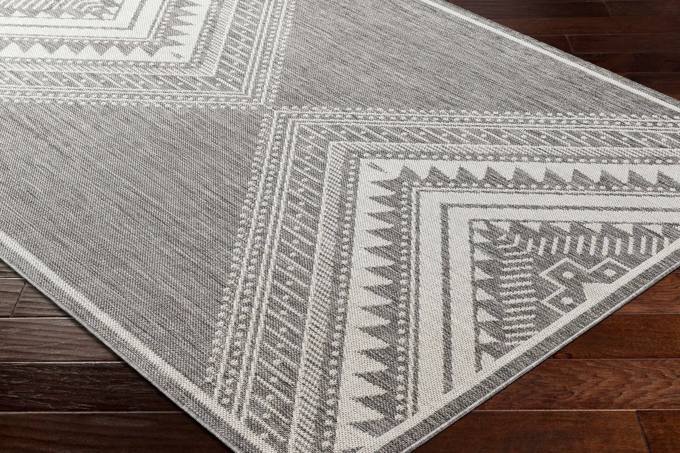 Deana Gray Outdoor Area Rug - Clearance by Boutique Rugs