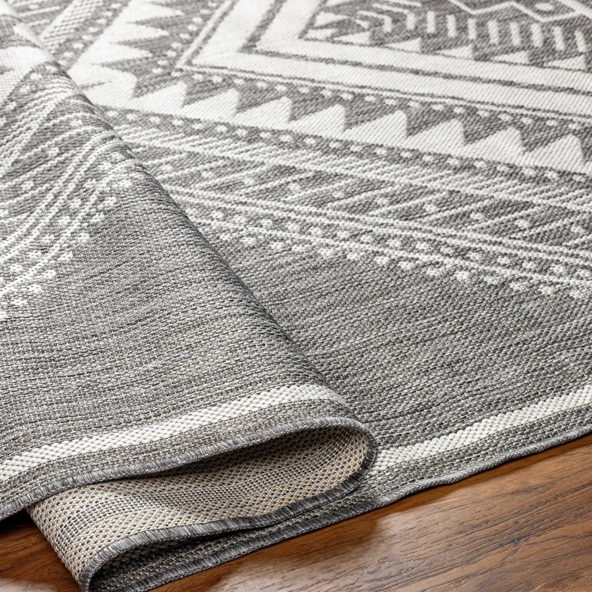 Deana Gray Outdoor Area Rug - Clearance by Boutique Rugs