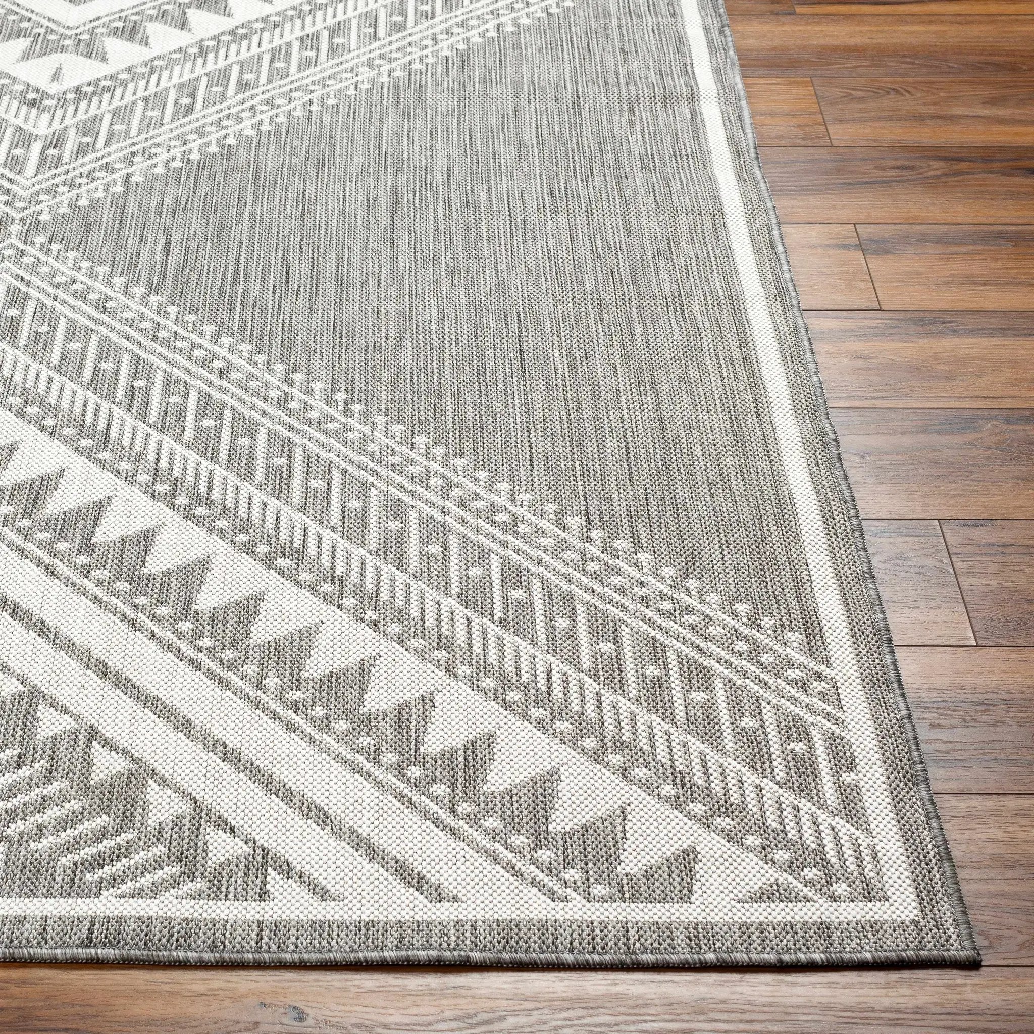 Deana Gray Outdoor Area Rug - Clearance by Boutique Rugs