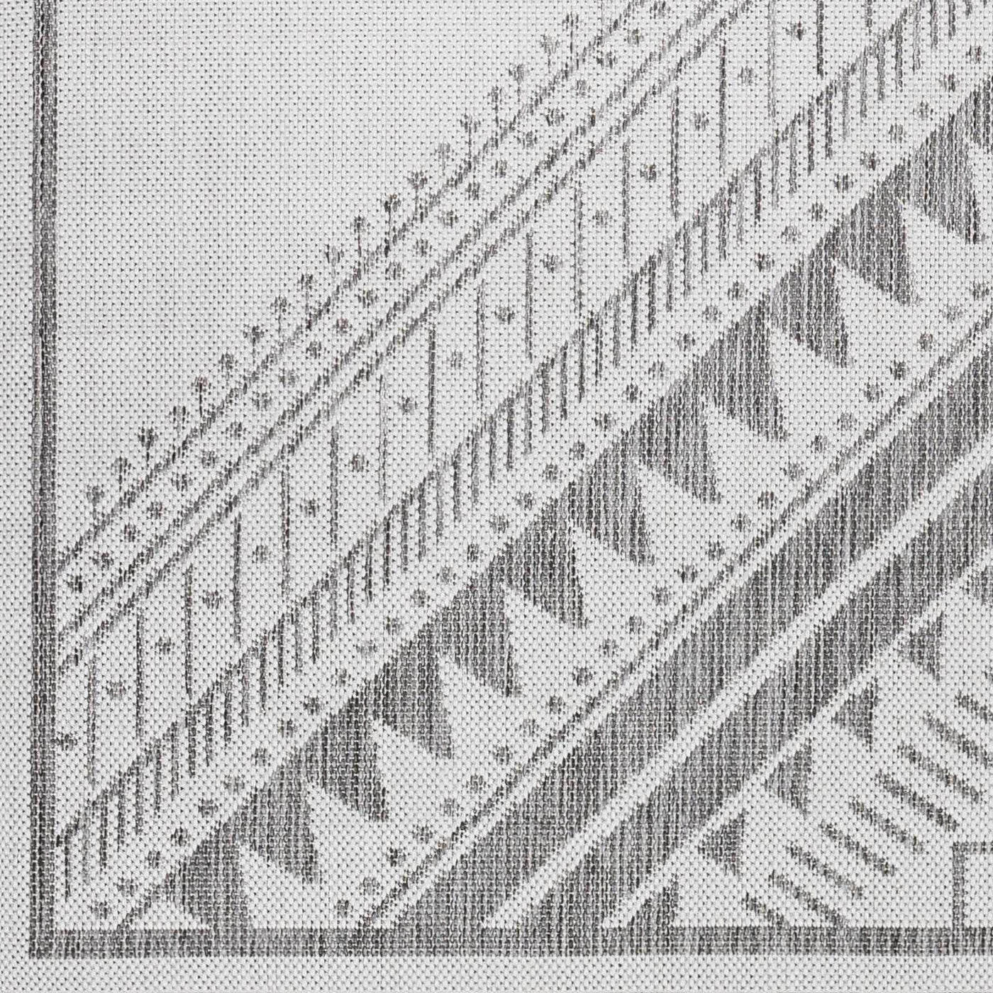 Deana Light Gray Outdoor Area Rug - Clearance by Boutique Rugs