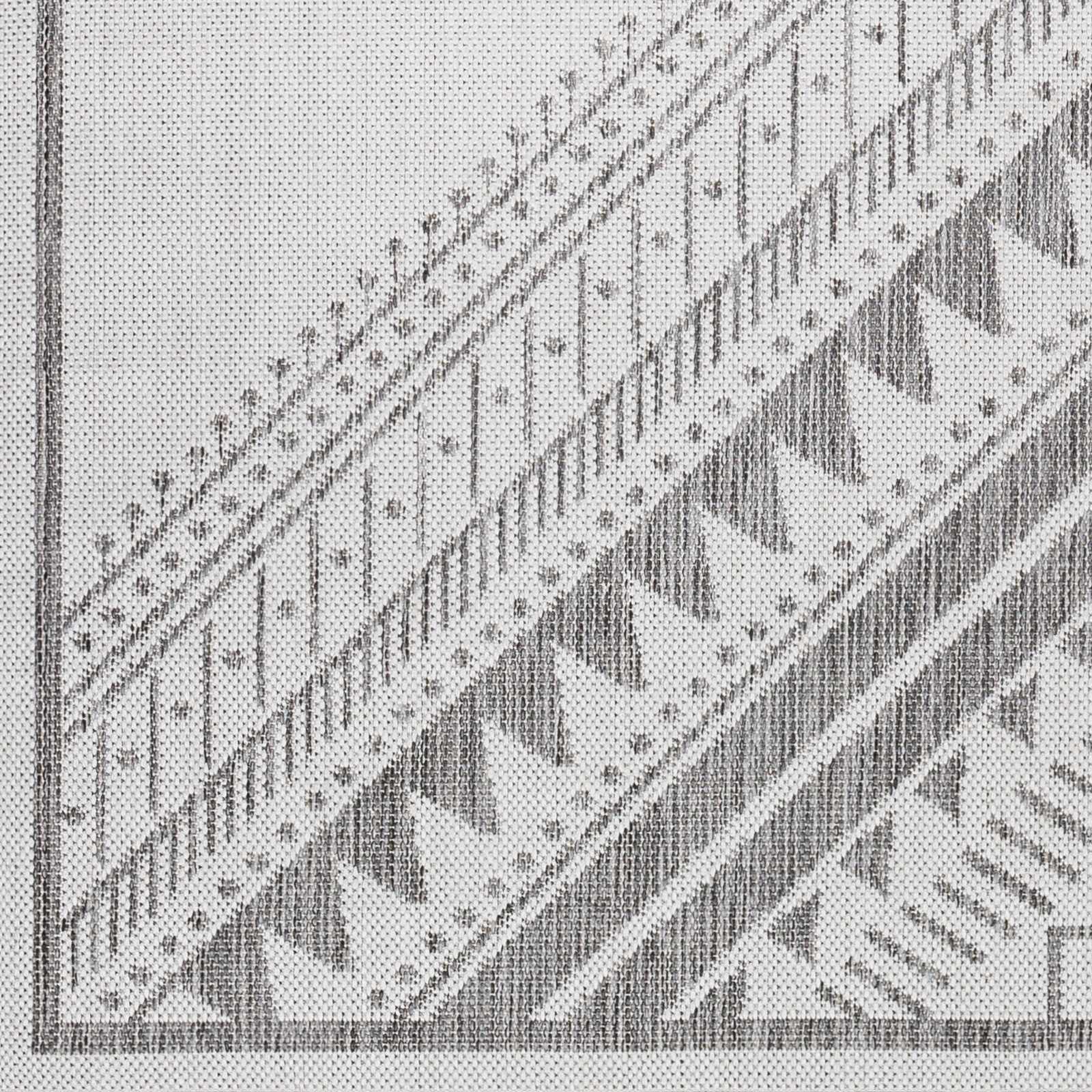 Deana Light Gray Outdoor Area Rug - Clearance by Boutique Rugs