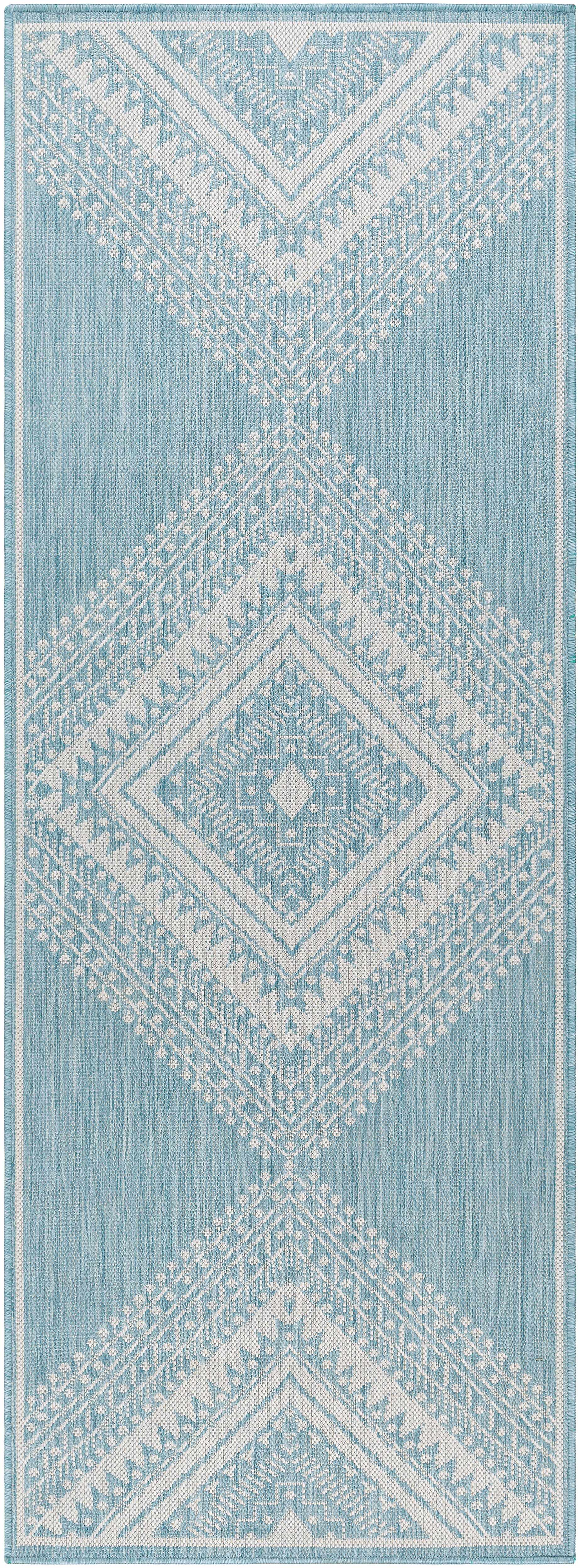 Deana Blue Outdoor Area Rug - Clearance by Boutique Rugs