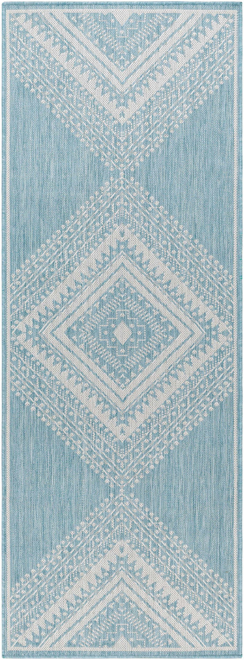 Deana Blue Outdoor Area Rug - Clearance by Boutique Rugs
