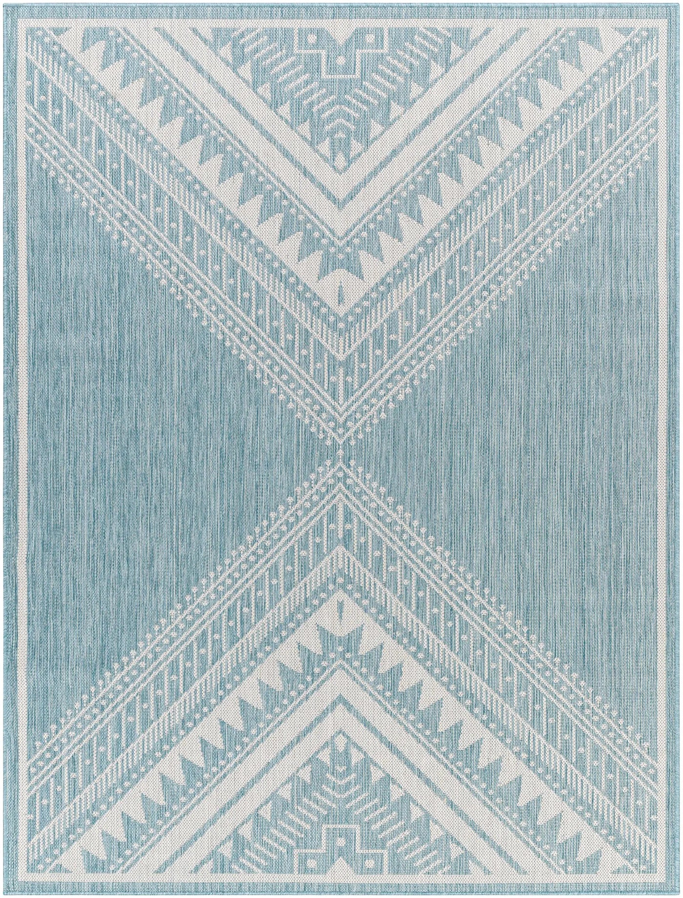 Deana Blue Outdoor Area Rug - Clearance by Boutique Rugs
