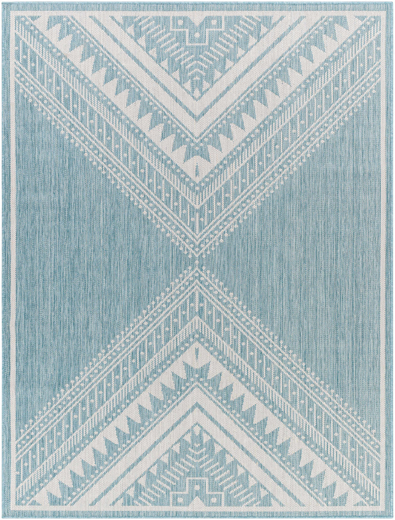 Deana Blue Outdoor Area Rug - Clearance by Boutique Rugs