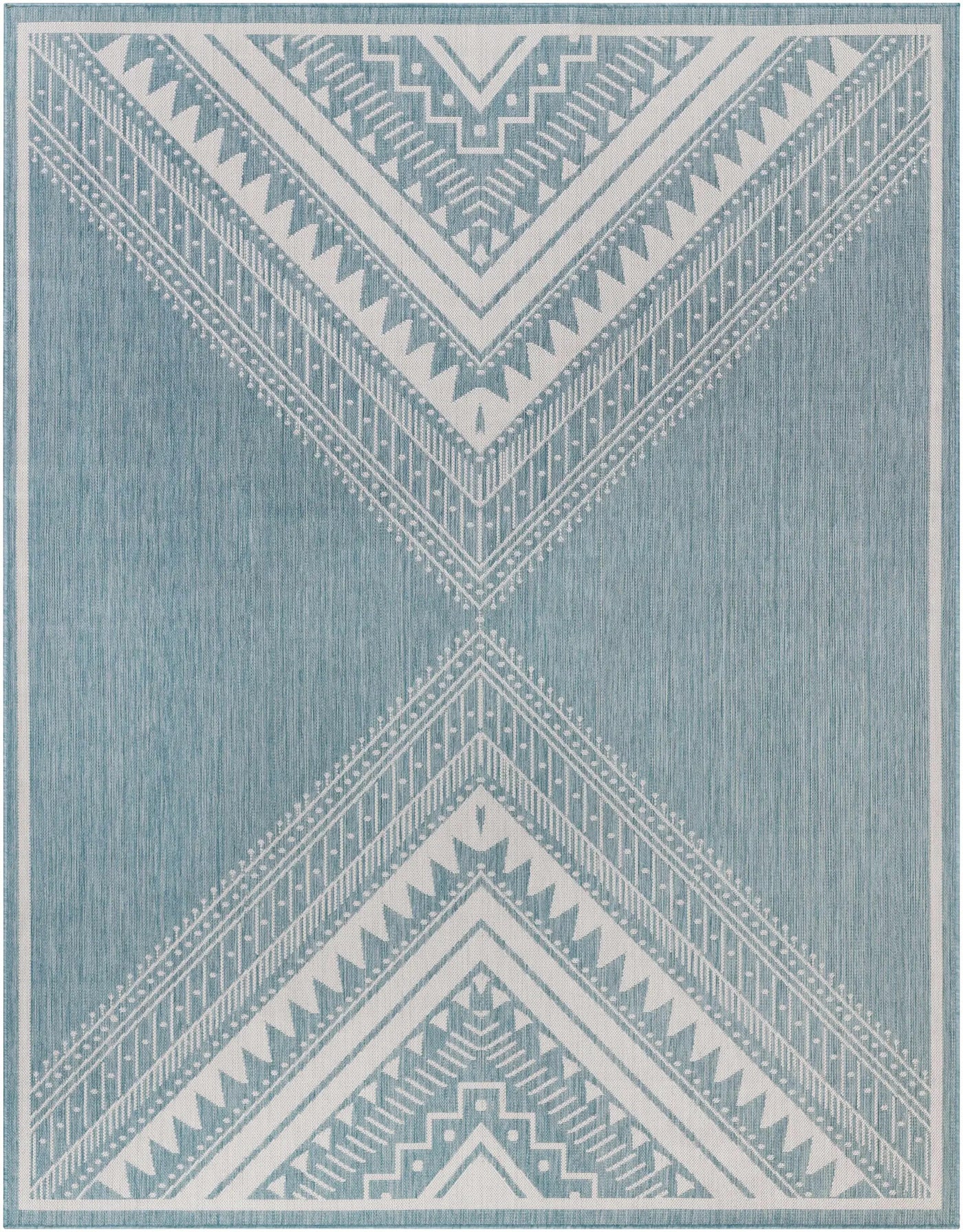Deana Blue Outdoor Area Rug - Clearance by Boutique Rugs