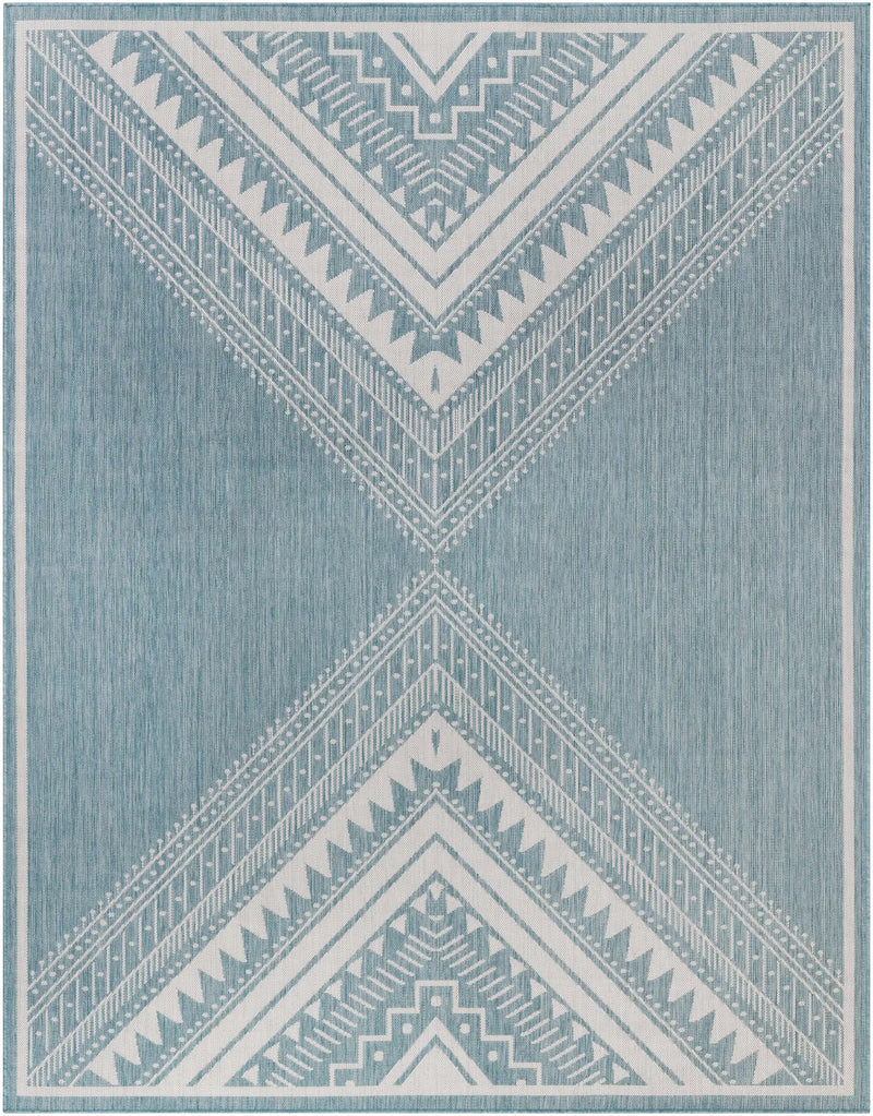 Deana Blue Outdoor Area Rug - Clearance by Boutique Rugs