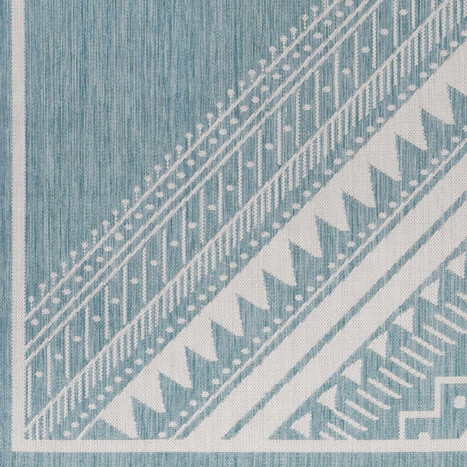 Deana Blue Outdoor Area Rug - Clearance by Boutique Rugs