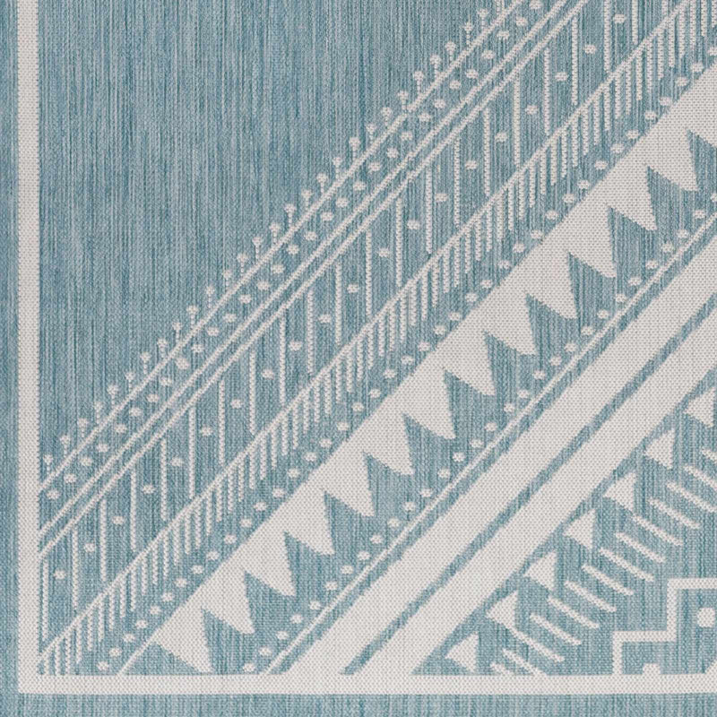 Deana Blue Outdoor Area Rug - Clearance by Boutique Rugs