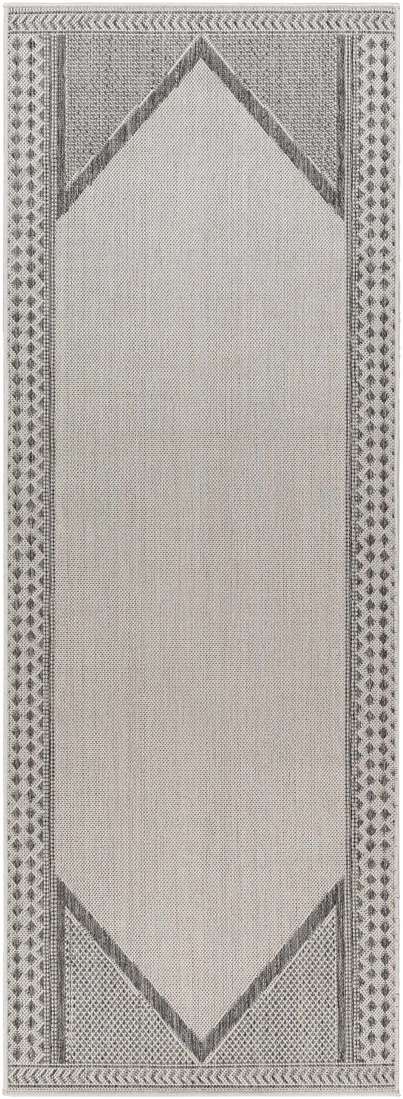 Efrem Off White Outdoor Carpet Area Rug - Clearance by Boutique Rugs
