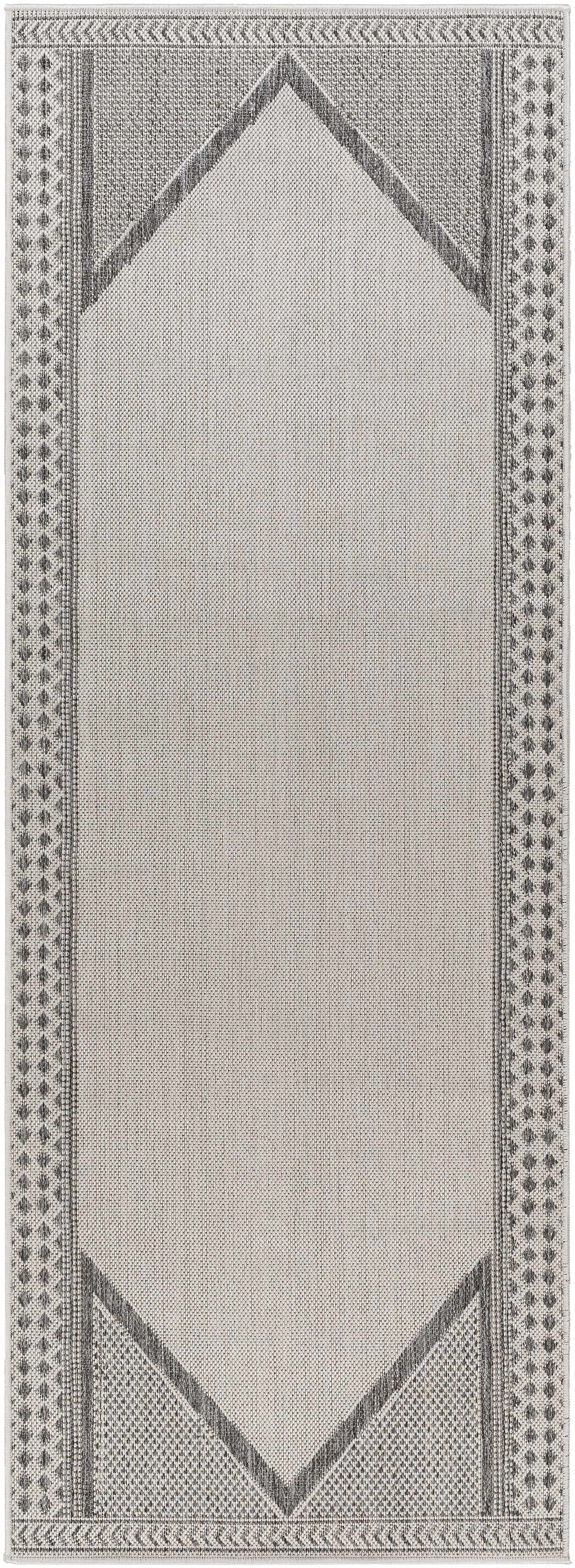 Efrem Off White Outdoor Carpet Area Rug - Clearance by Boutique Rugs