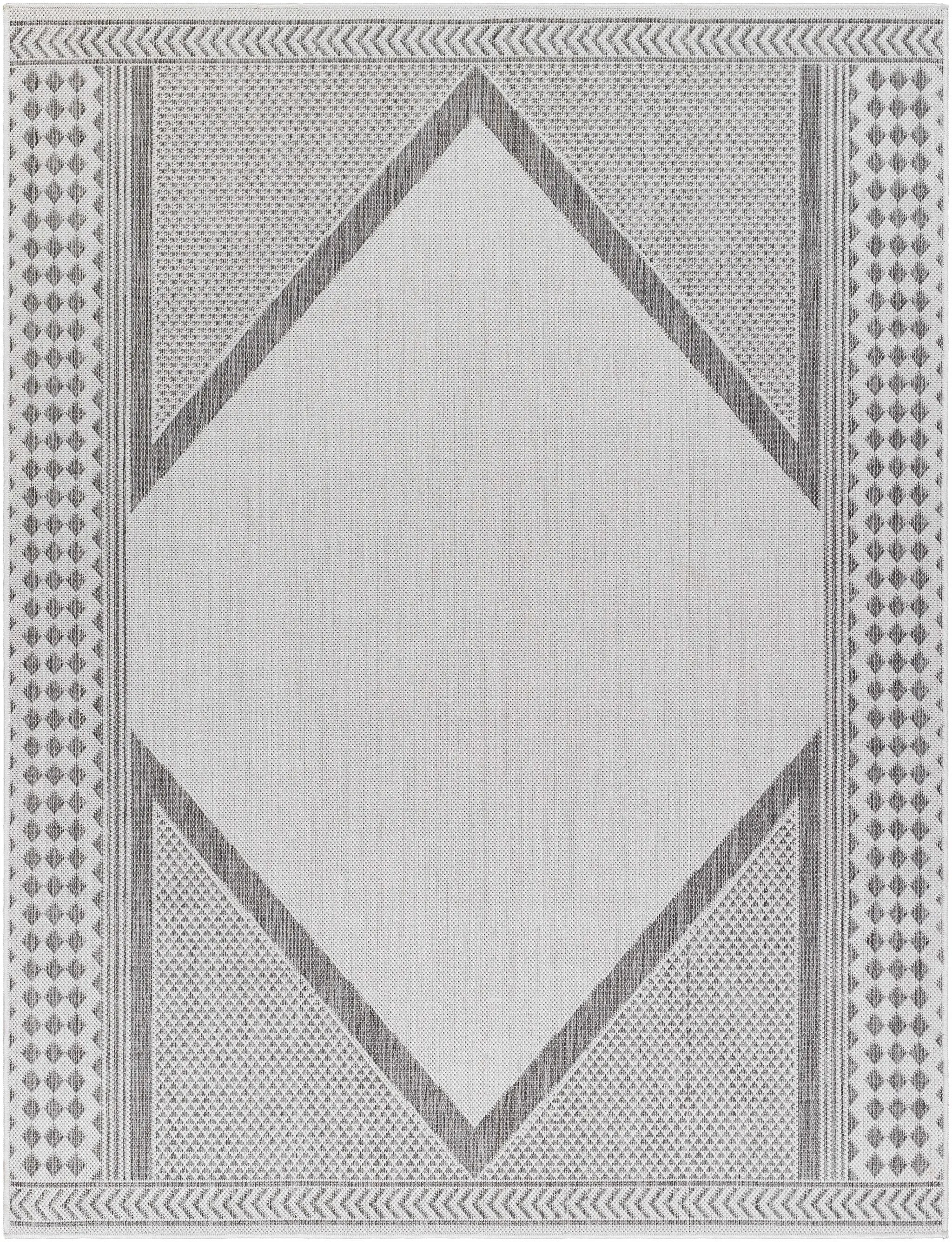 Efrem Off White Outdoor Carpet Area Rug - Clearance by Boutique Rugs