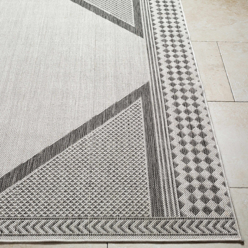 Efrem Off White Outdoor Carpet Area Rug - Clearance by Boutique Rugs