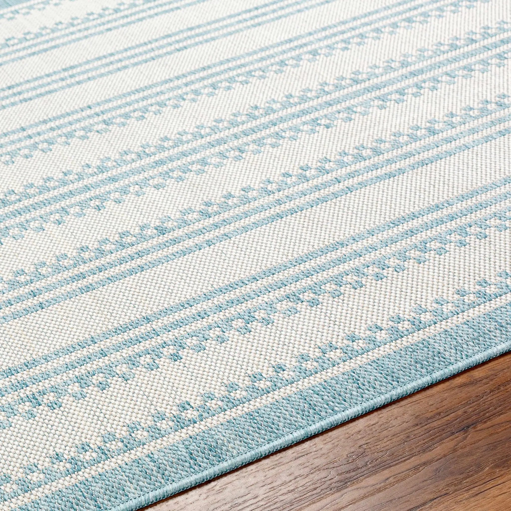 Engla Off White Outdoor Carpet Area Rug - Clearance by Boutique Rugs