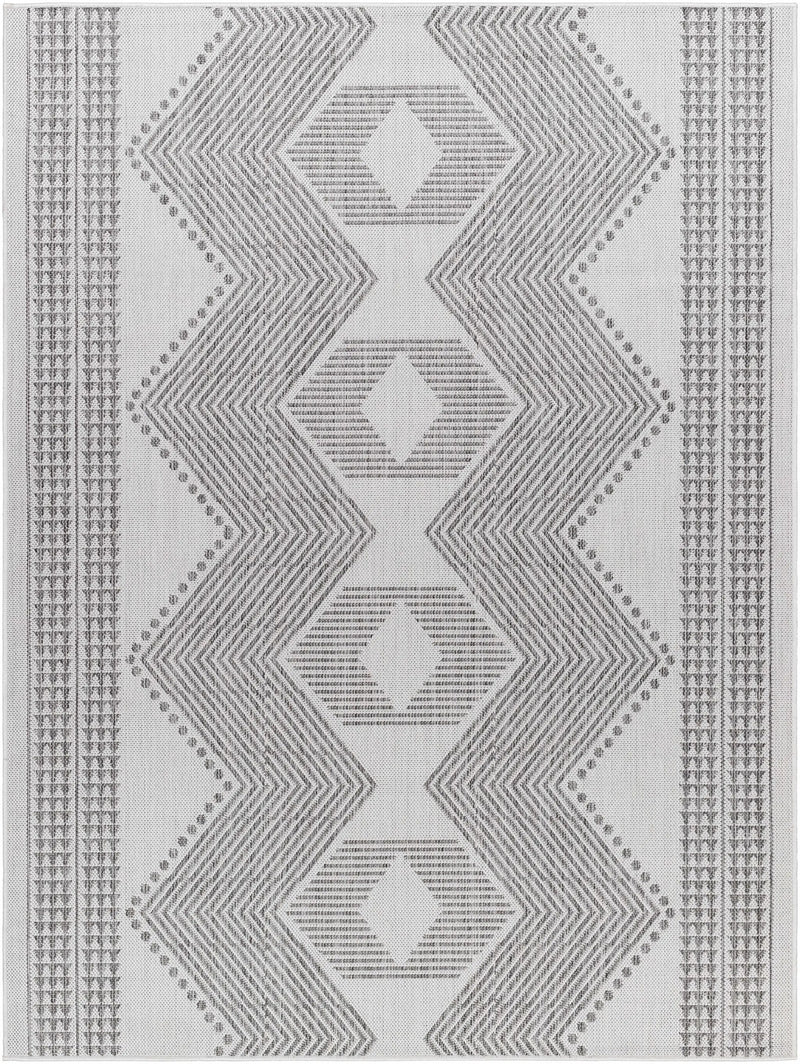Evana Gray Outdoor Area Rug - Clearance by Boutique Rugs