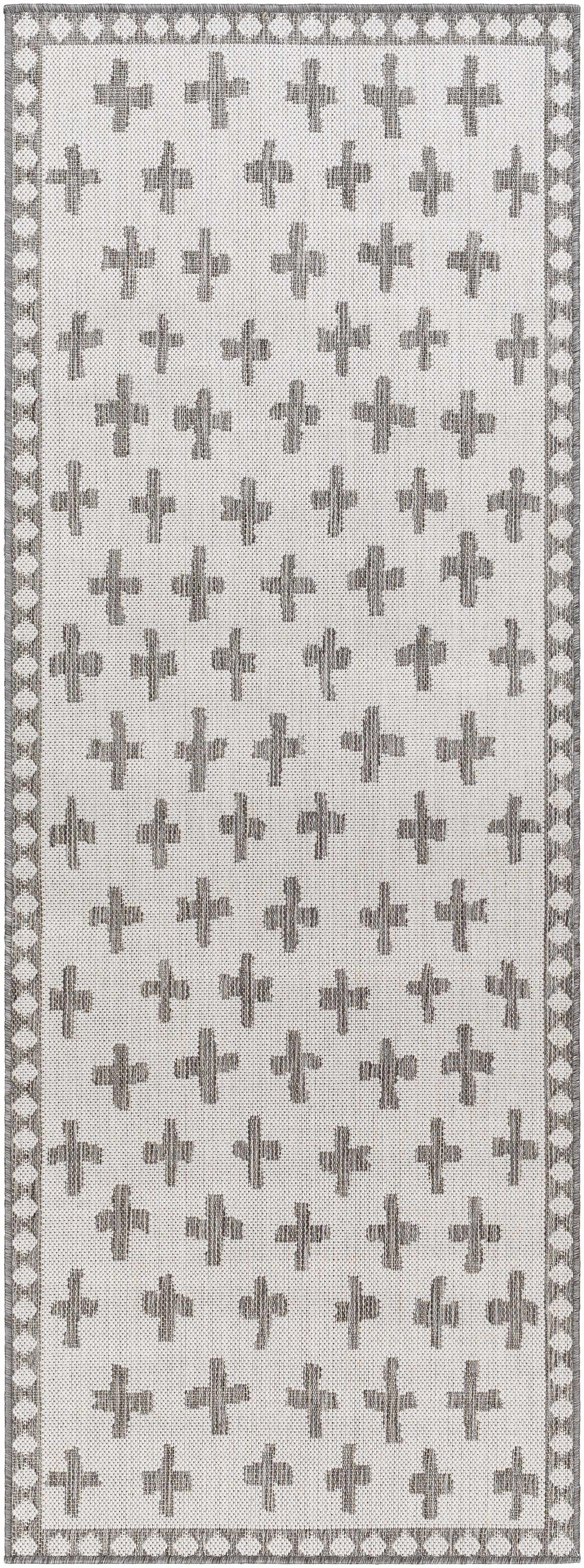 Kyna Gray Outdoor Area Rug - Clearance by Boutique Rugs