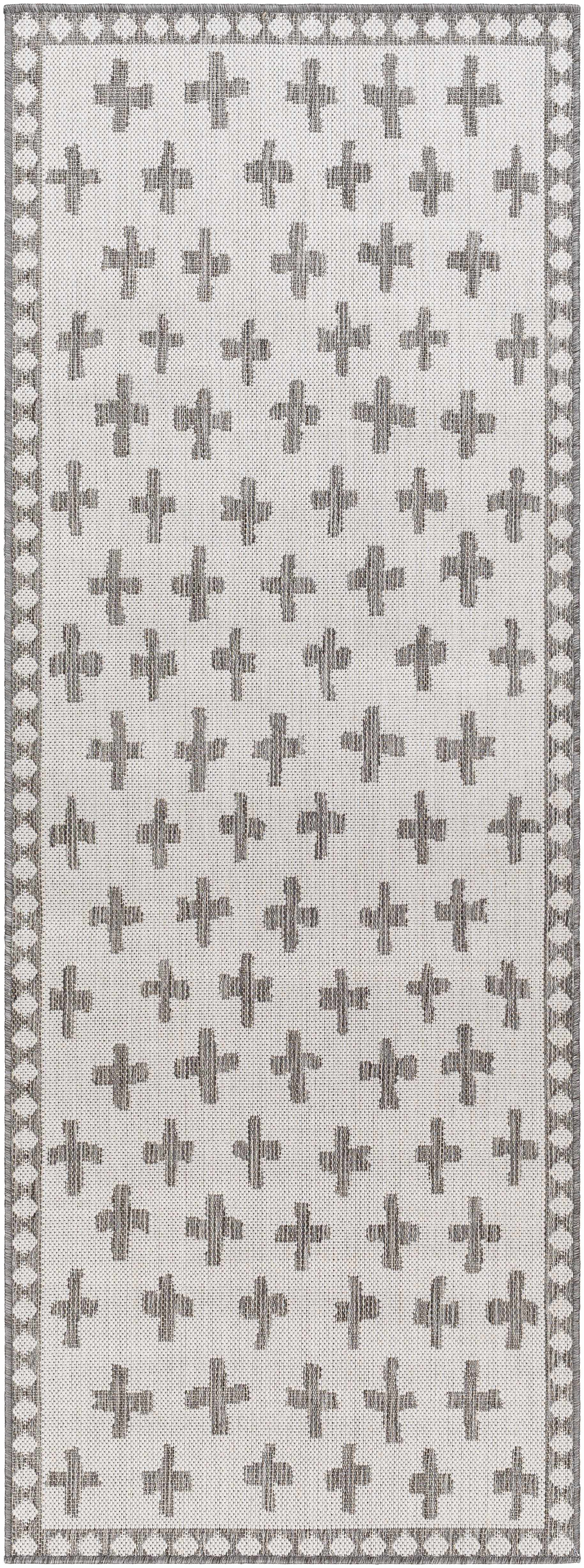 Kyna Gray Outdoor Area Rug - Clearance by Boutique Rugs