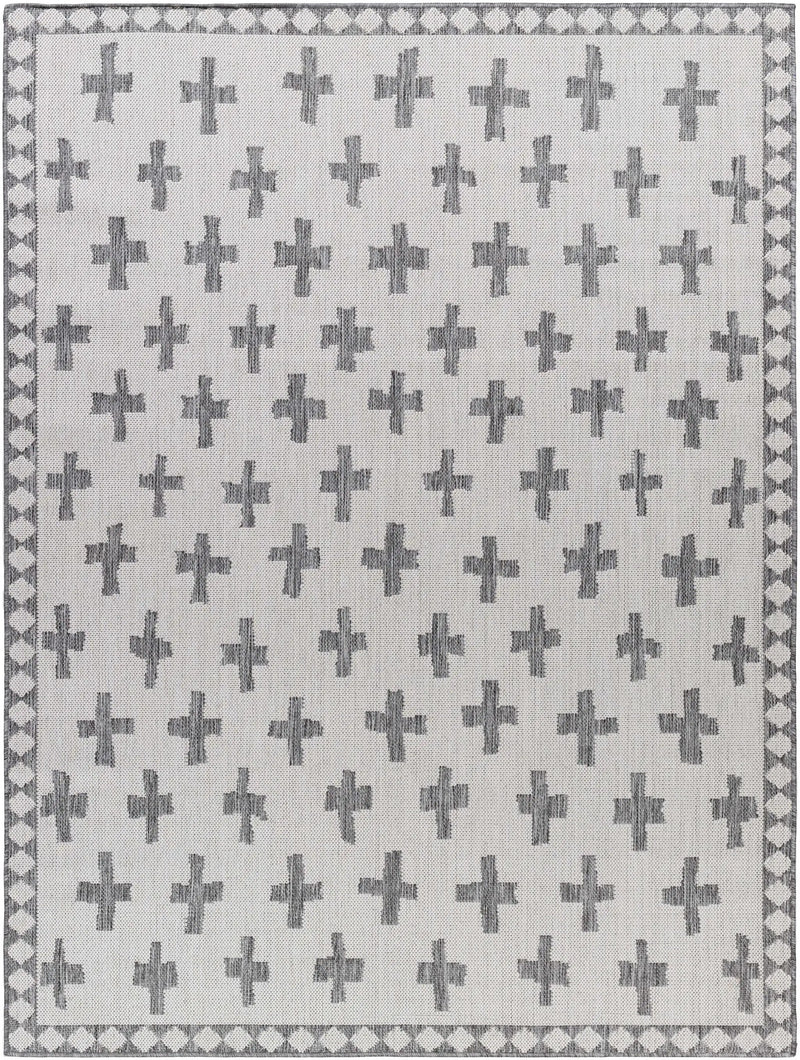 Kyna Gray Outdoor Area Rug - Clearance by Boutique Rugs