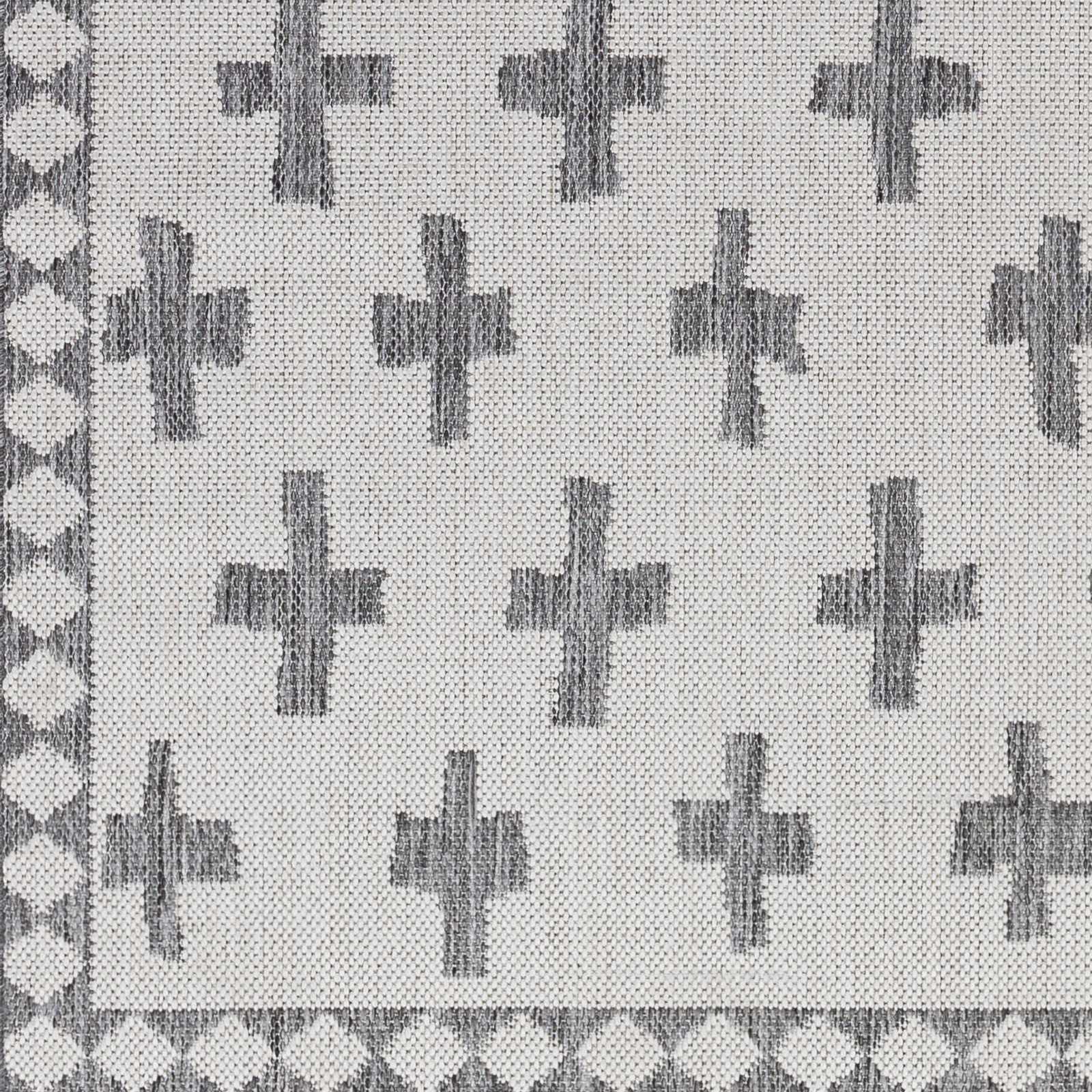 Kyna Gray Outdoor Area Rug - Clearance by Boutique Rugs