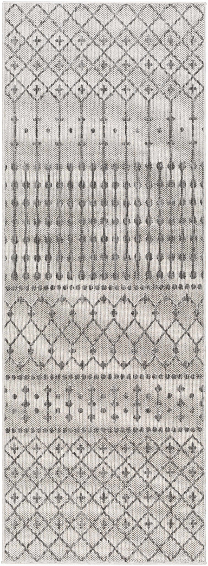 Lali Light Gray Outdoor Area Rug - Clearance by Boutique Rugs