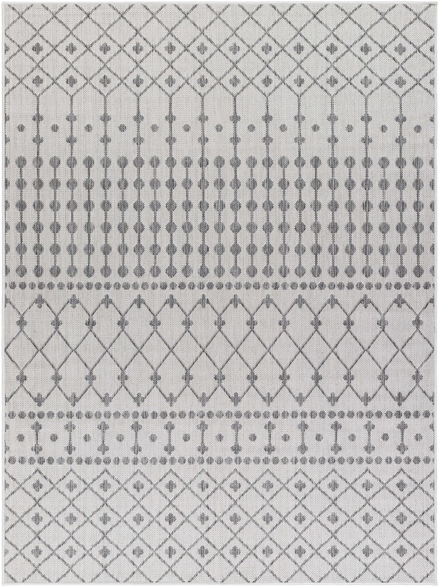 Lali Light Gray Outdoor Area Rug - Clearance by Boutique Rugs