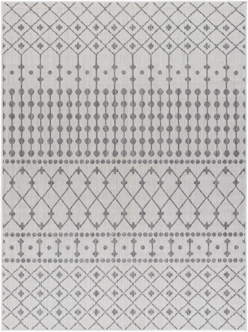 Lali Light Gray Outdoor Area Rug - Clearance by Boutique Rugs