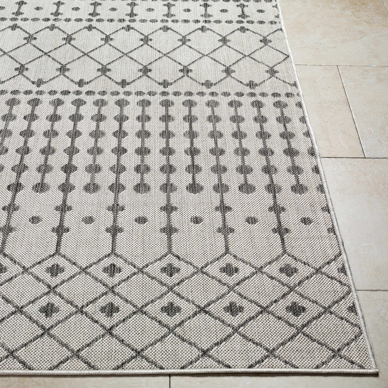 Lali Light Gray Outdoor Area Rug - Clearance by Boutique Rugs