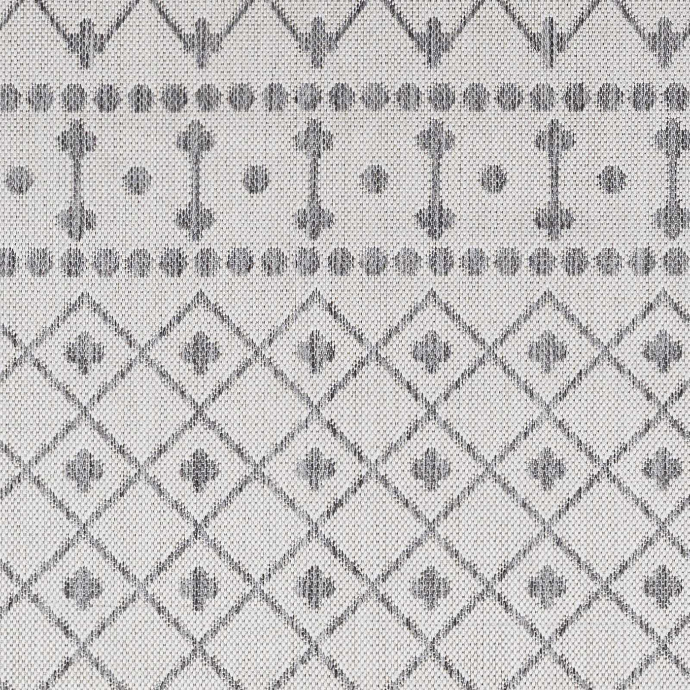 Lali Light Gray Outdoor Area Rug - Clearance by Boutique Rugs