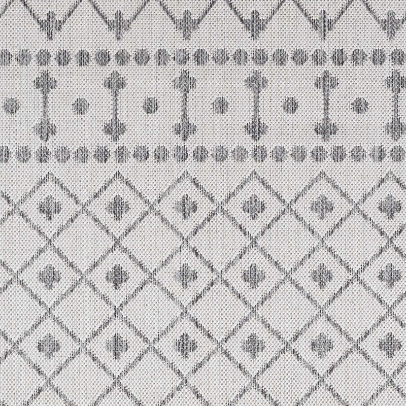 Lali Light Gray Outdoor Area Rug - Clearance by Boutique Rugs
