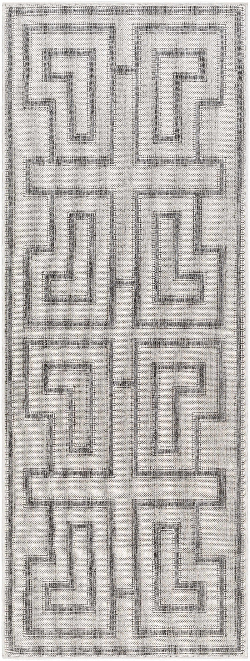 Taro Light Gray Outdoor Area Rug - Clearance by Boutique Rugs