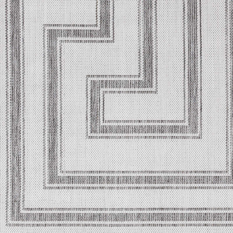 Taro Light Gray Outdoor Area Rug - Clearance by Boutique Rugs