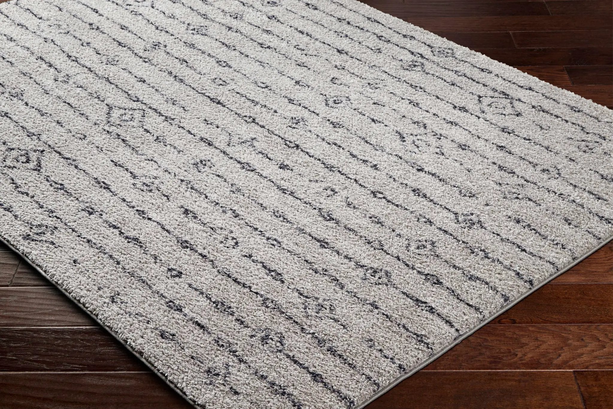 Demi Gray Washable Area Rug - Clearance by Boutique Rugs