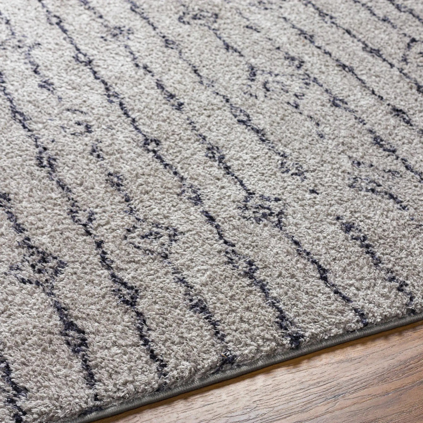 Demi Gray Washable Area Rug - Clearance by Boutique Rugs