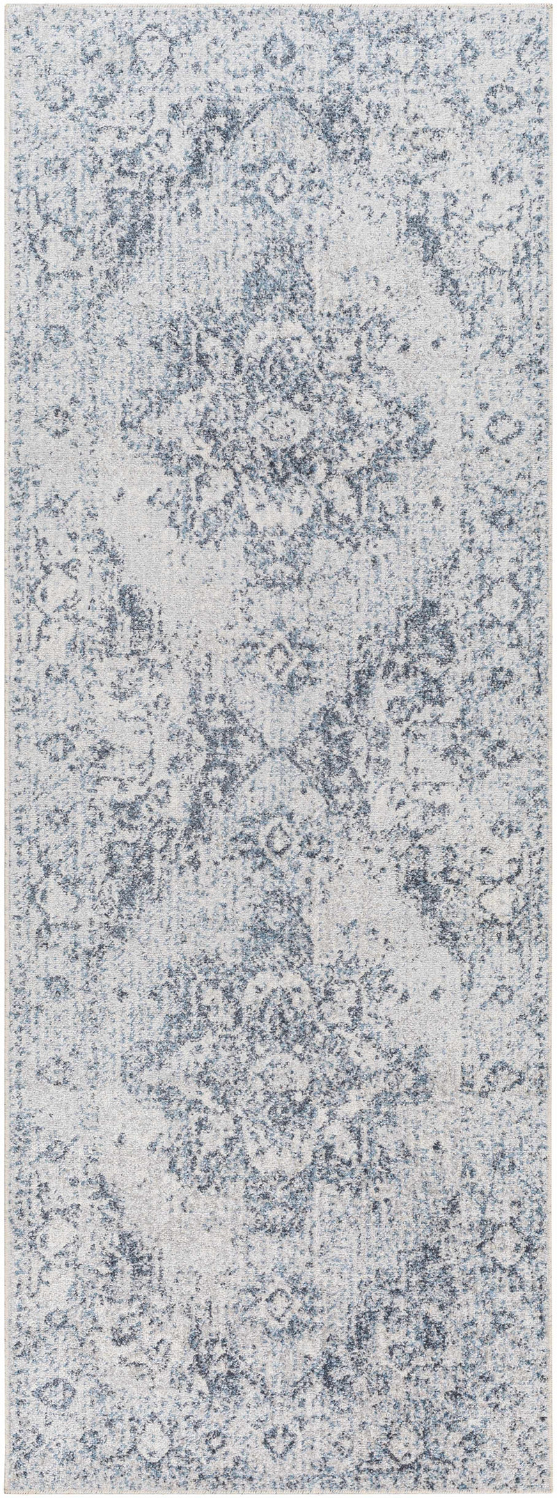 Ankti Aqua Washable Area Rug - Clearance by Boutique Rugs