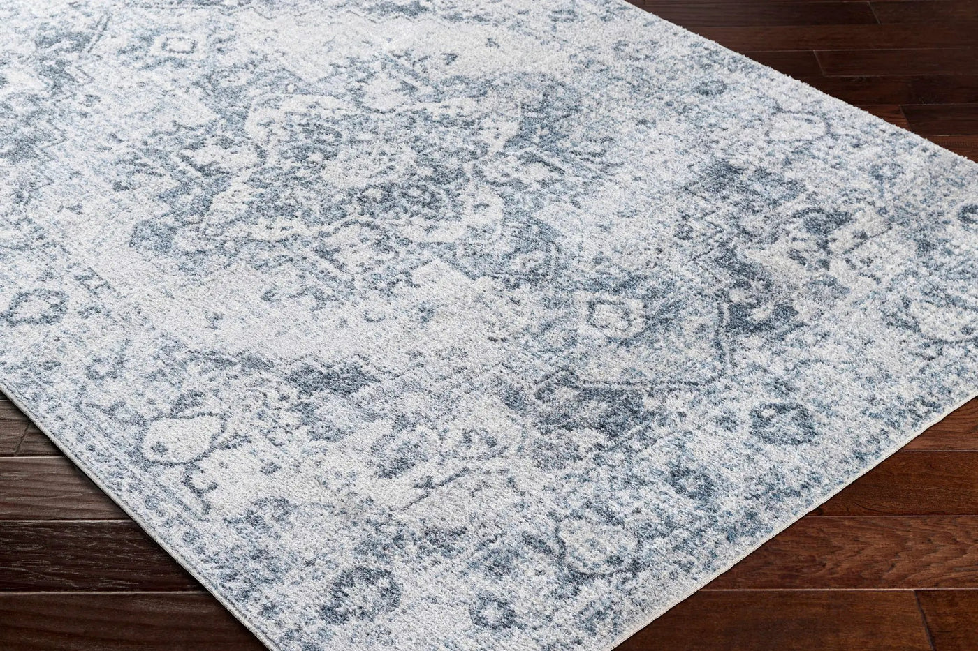 Ankti Aqua Washable Area Rug - Clearance by Boutique Rugs