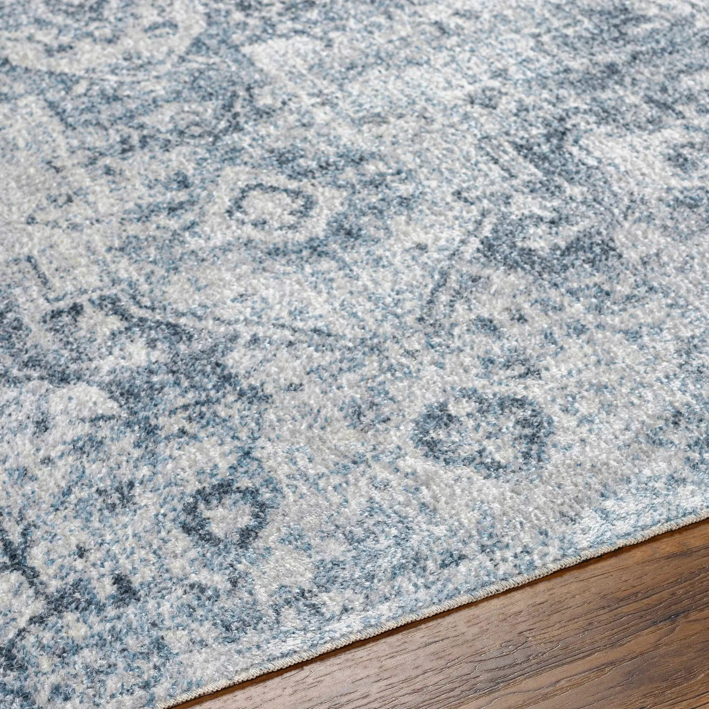 Ankti Aqua Washable Area Rug - Clearance by Boutique Rugs